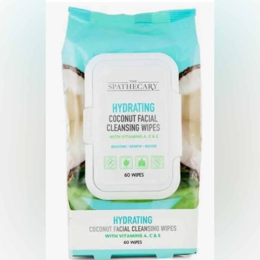 Hydrating Coconut Facial Cleansing Wipes - Picture 1 of 1
